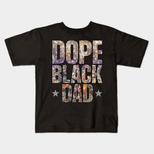 Dope Black Dad | Urban Underground Productions Kids T-Shirt